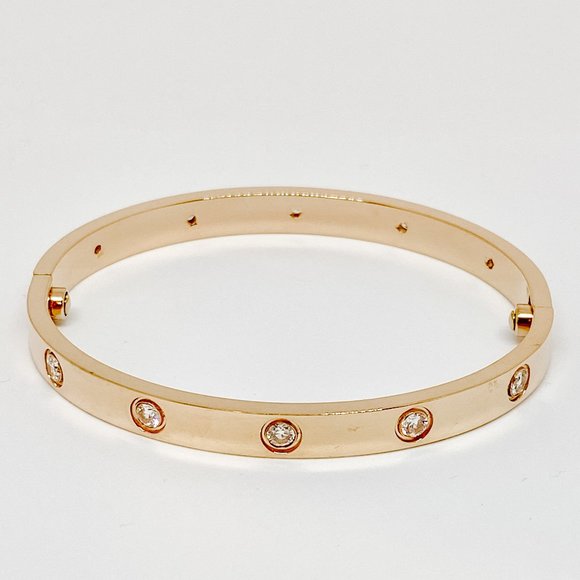 Rose Gold Infinity Love Bracelet - Picture 2 of 2
